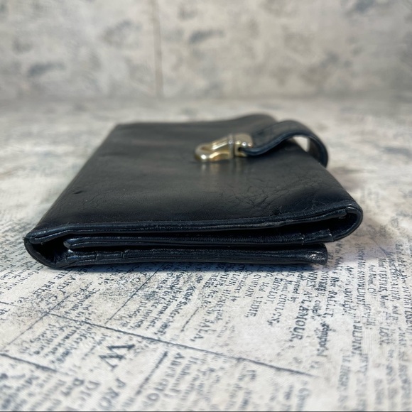 Vintage Perlina Trifold Leather Wallet - Picture 2 of 12